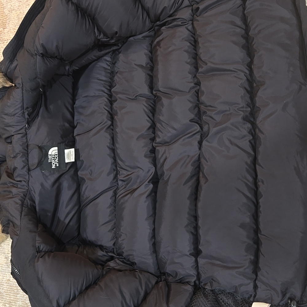 The North Face Black Jacket with Fur Trim - Picture 9 of 9